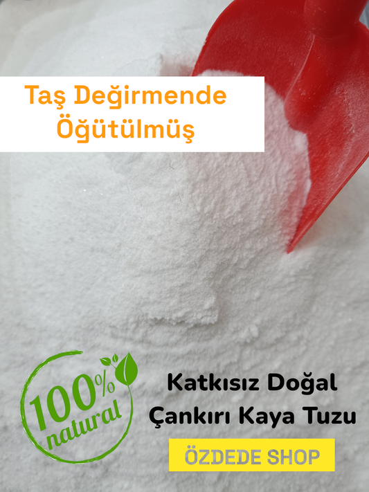 %100 Doğal Çankırı Kaya Tuzu – 5 KG (1 KG x 5 Paket)