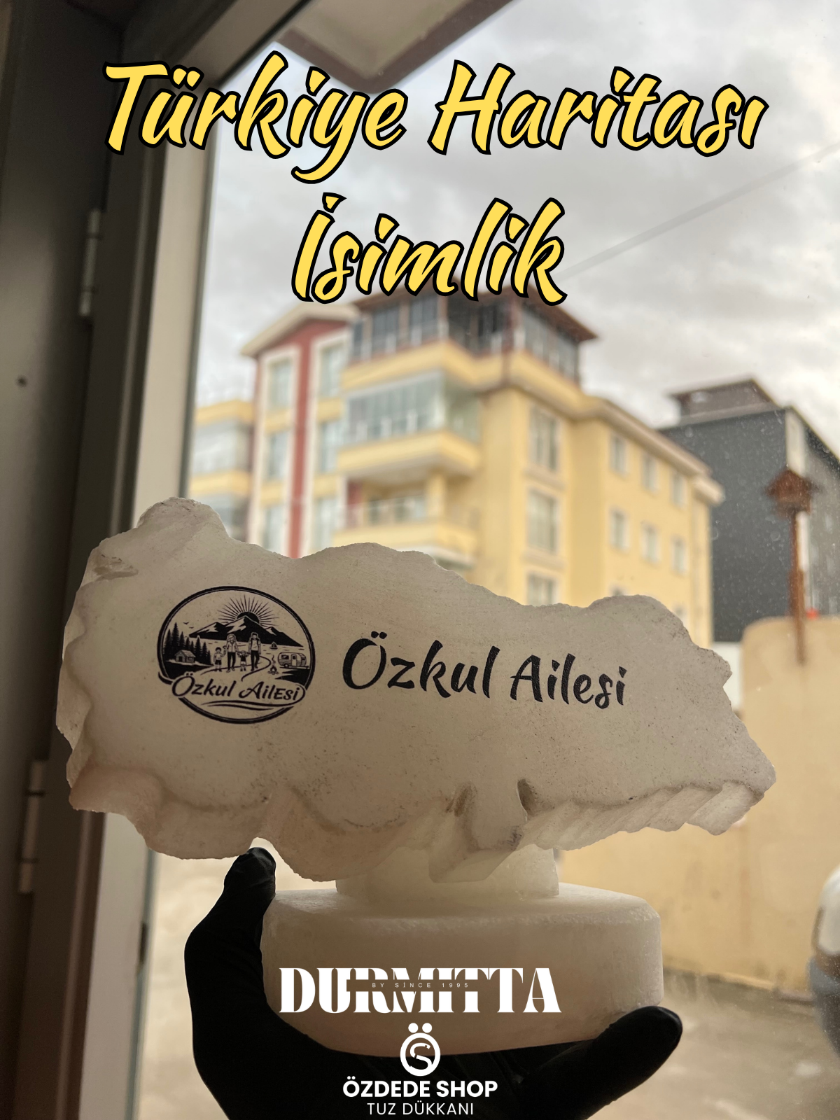 Türkiye Haritası İsimlik (Kişiye Özel Baskı)